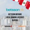 Betsson AB Secures First Local Gaming Licences in Peru
